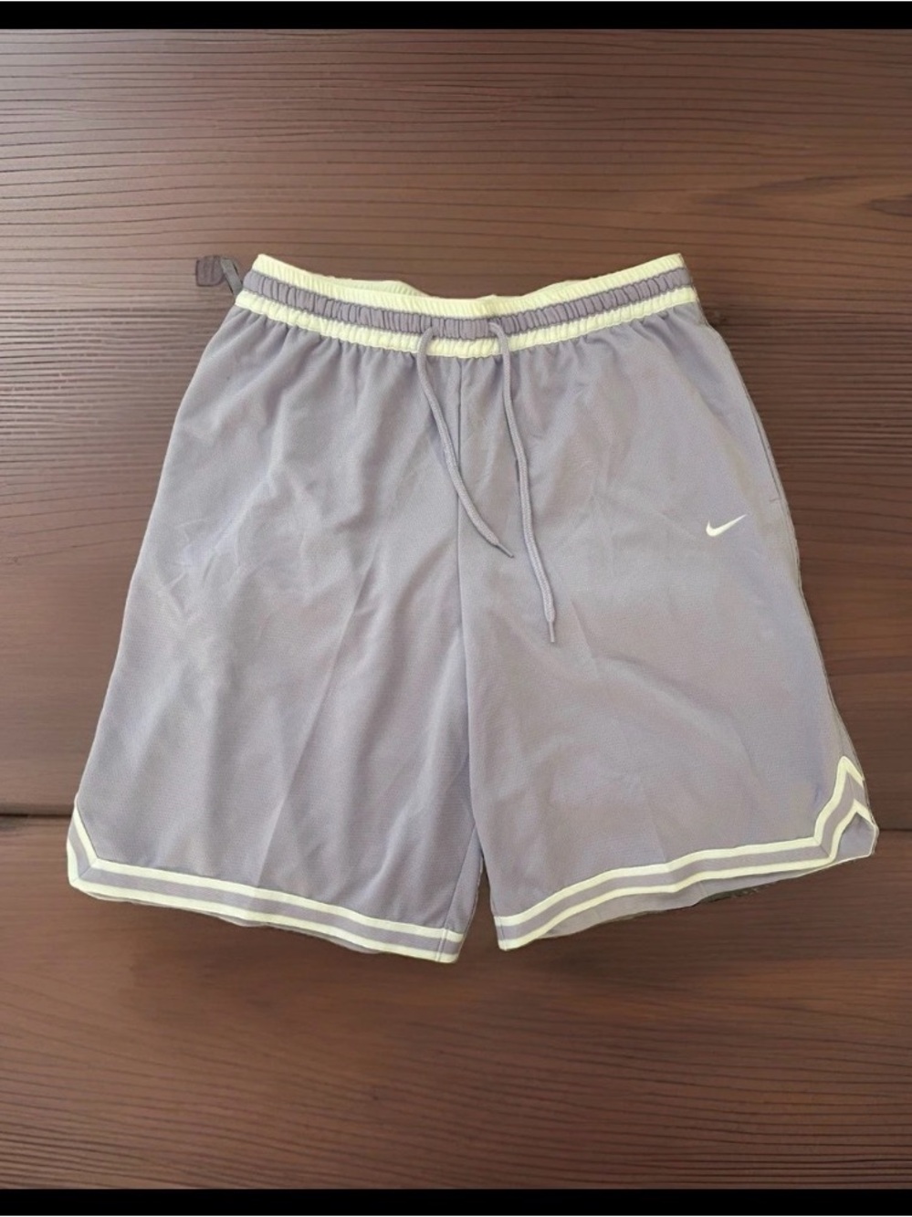 Nike Dri-Fit Men’s Loose Fit Mesh Basketball Shorts Lilac/White XL DH7160-515